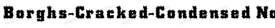 Borghs-Cracked-Condensed Normal字体转换